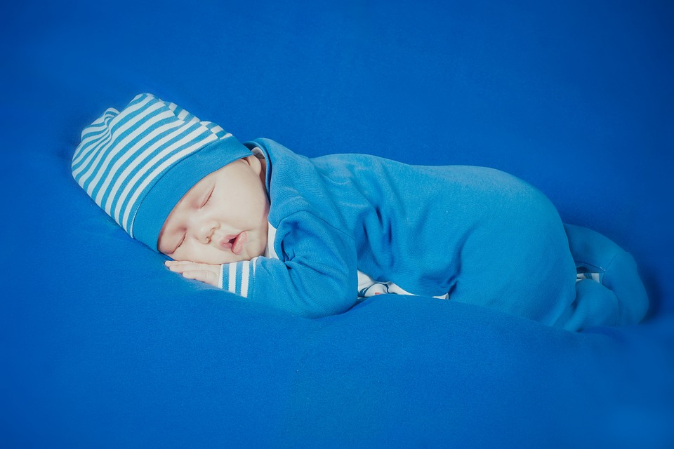 Photo of sleeping baby